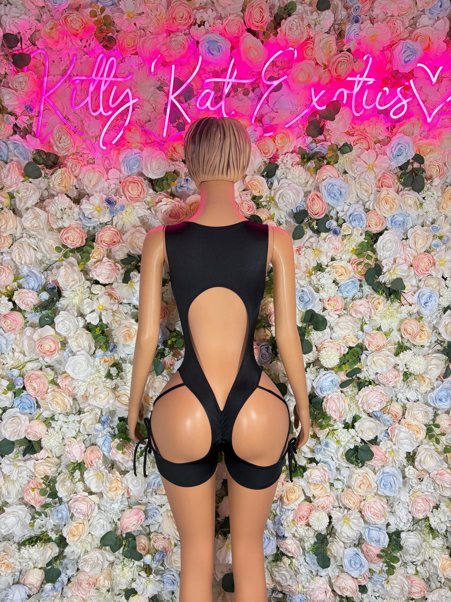 Bottlegirl One-Piece Green Cheetah  Bodysuit  Exotic Dancewear for Performers, Raves, or Night Out | Bottle girl Outfits