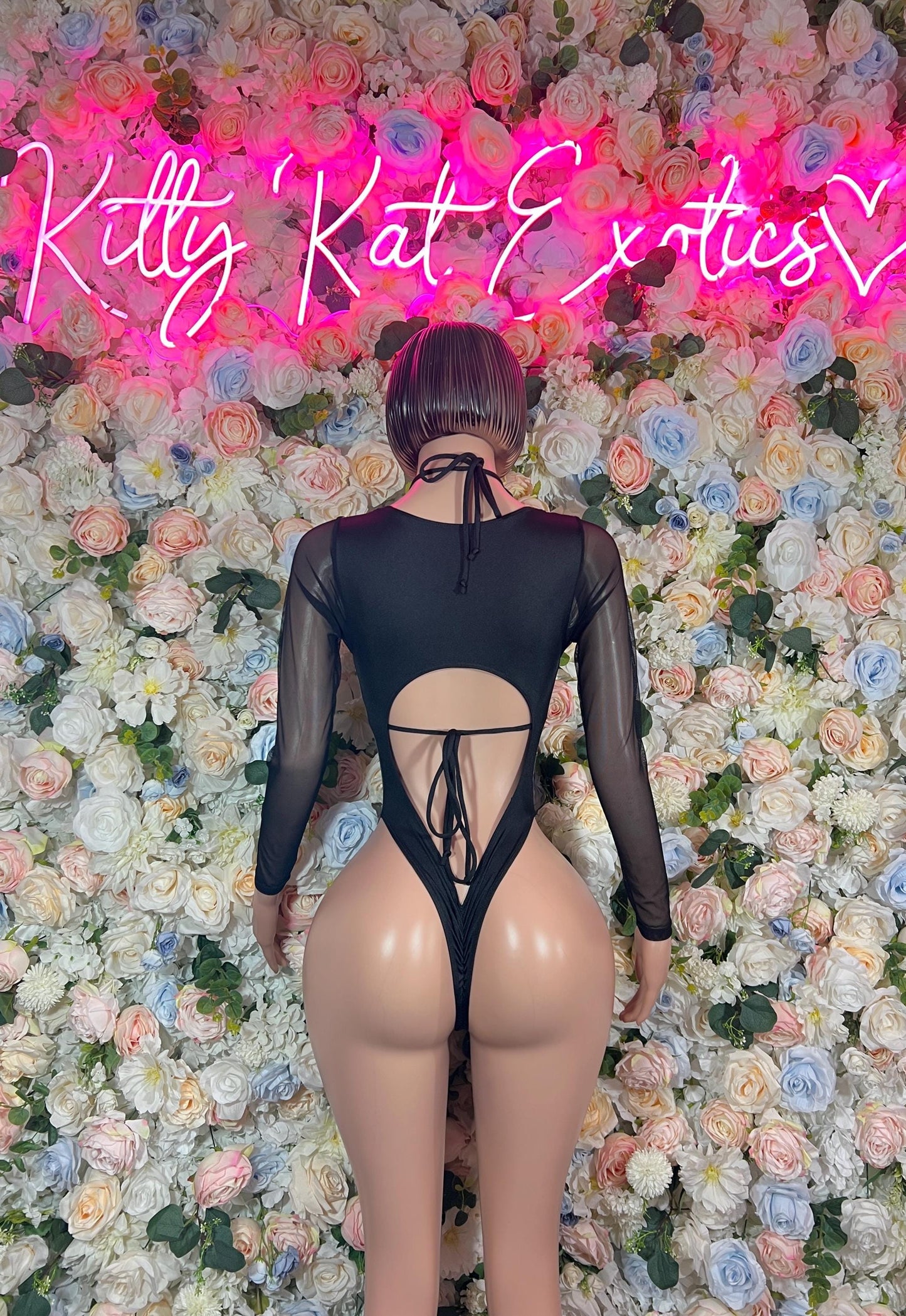 Bottlegirl Bodysuit Metallic Illusion  - Sexy Performance Costume, Exotic Dancewear, Bold Dance Outfit, Womens Party Outfit