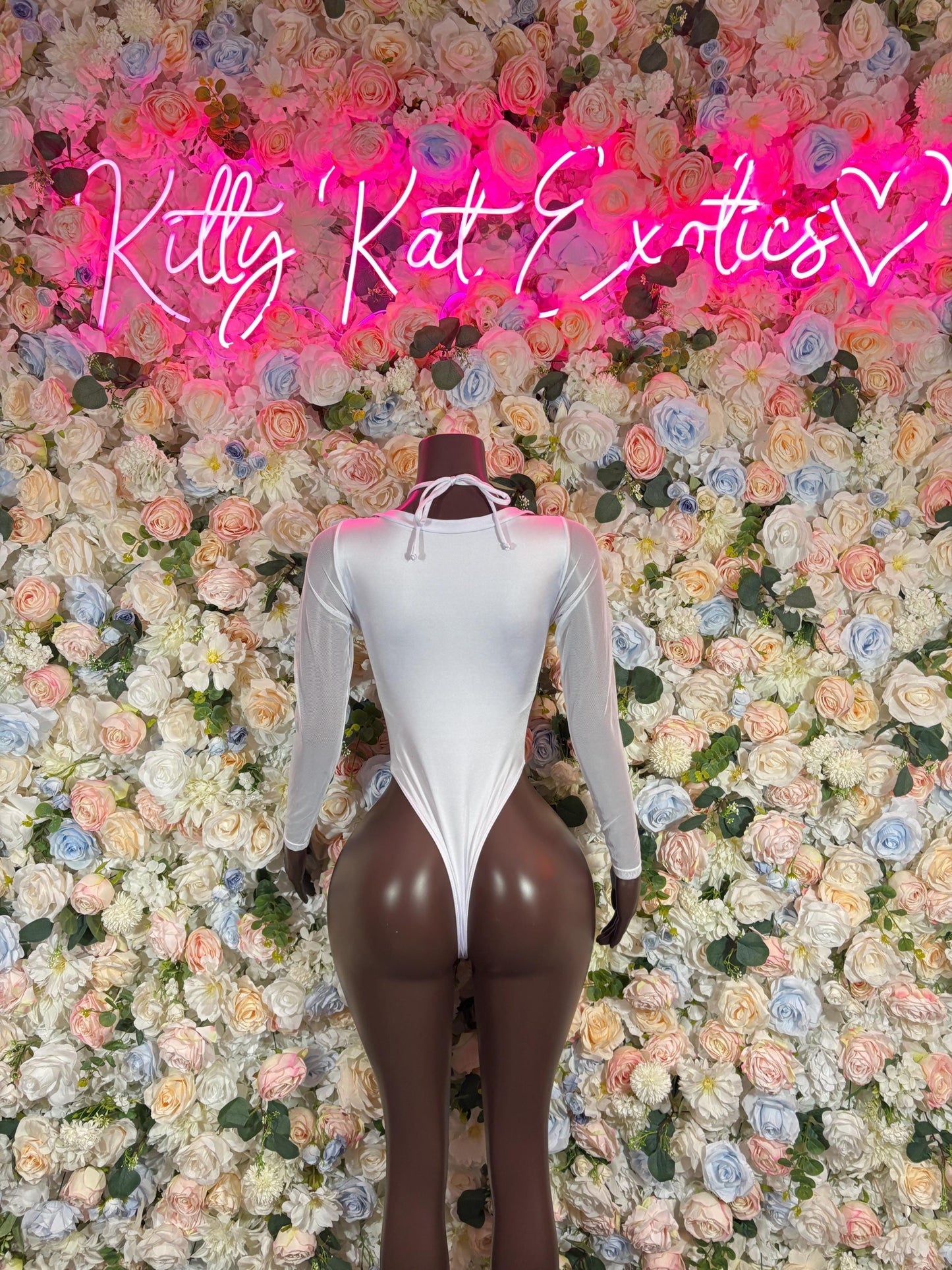 Custom Bottlegirl Outfits Aqua Leopard Print Bodysuit  - Bartender, Exotic Dancewear, Rave Bodysuit