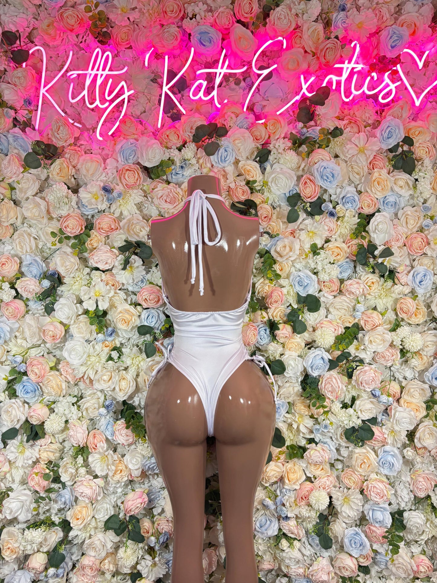 Custom Bartender Outfit Aqua Leopard Print Bodysuit  - Bartender, Exotic Dancewear, Rave Bodysuit