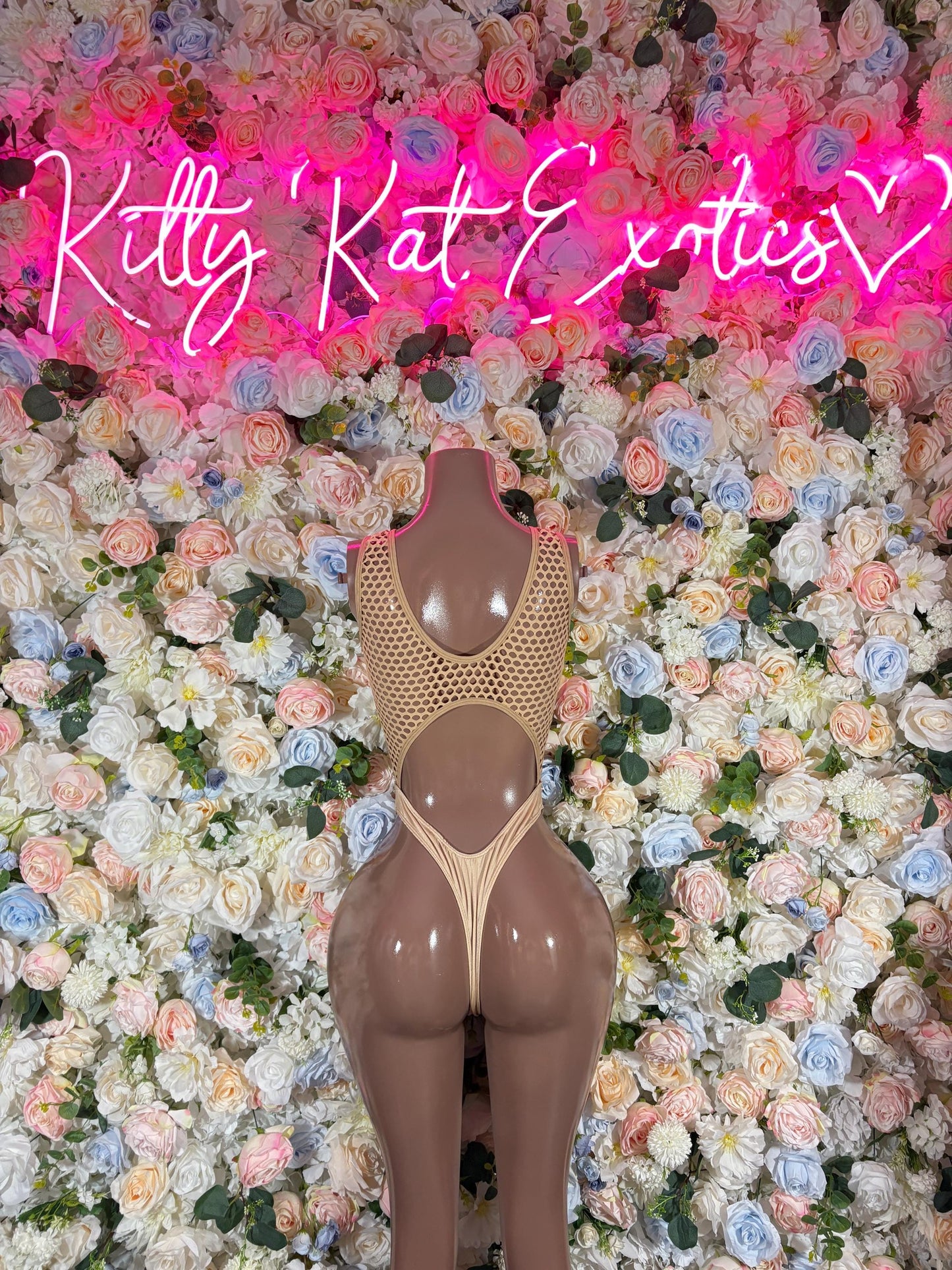 Exotic Dancewear One Piece Bodysuit Mesh Nude Festival Wear Bartender Outfit