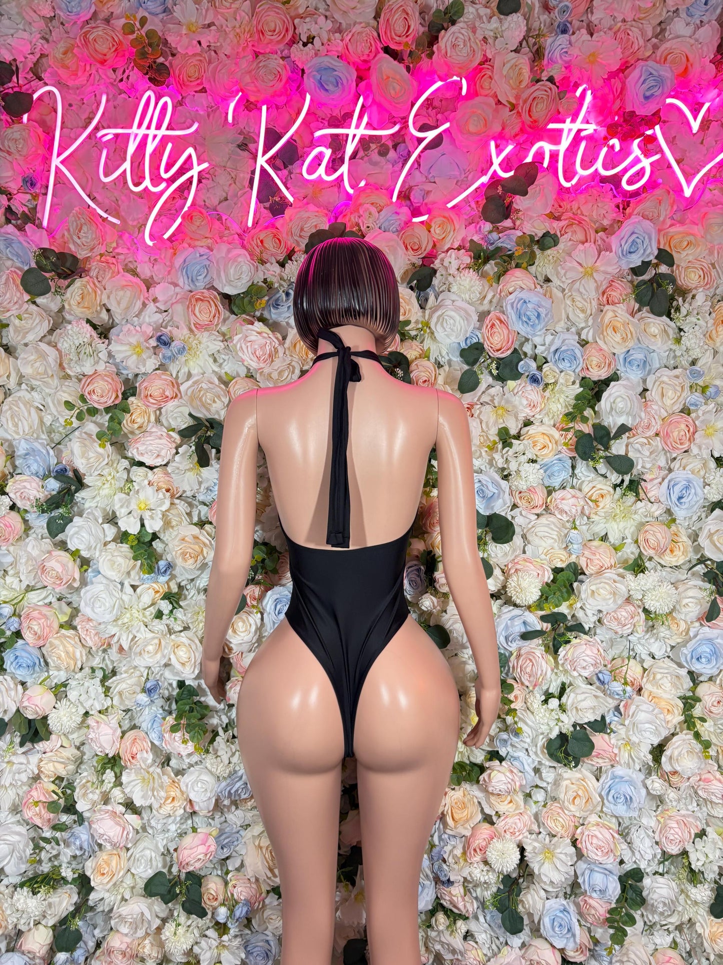 Bartender Bodysuit One-Piece Black Bodysuit | Exotic Dancewear for Performers, Rave Outfit