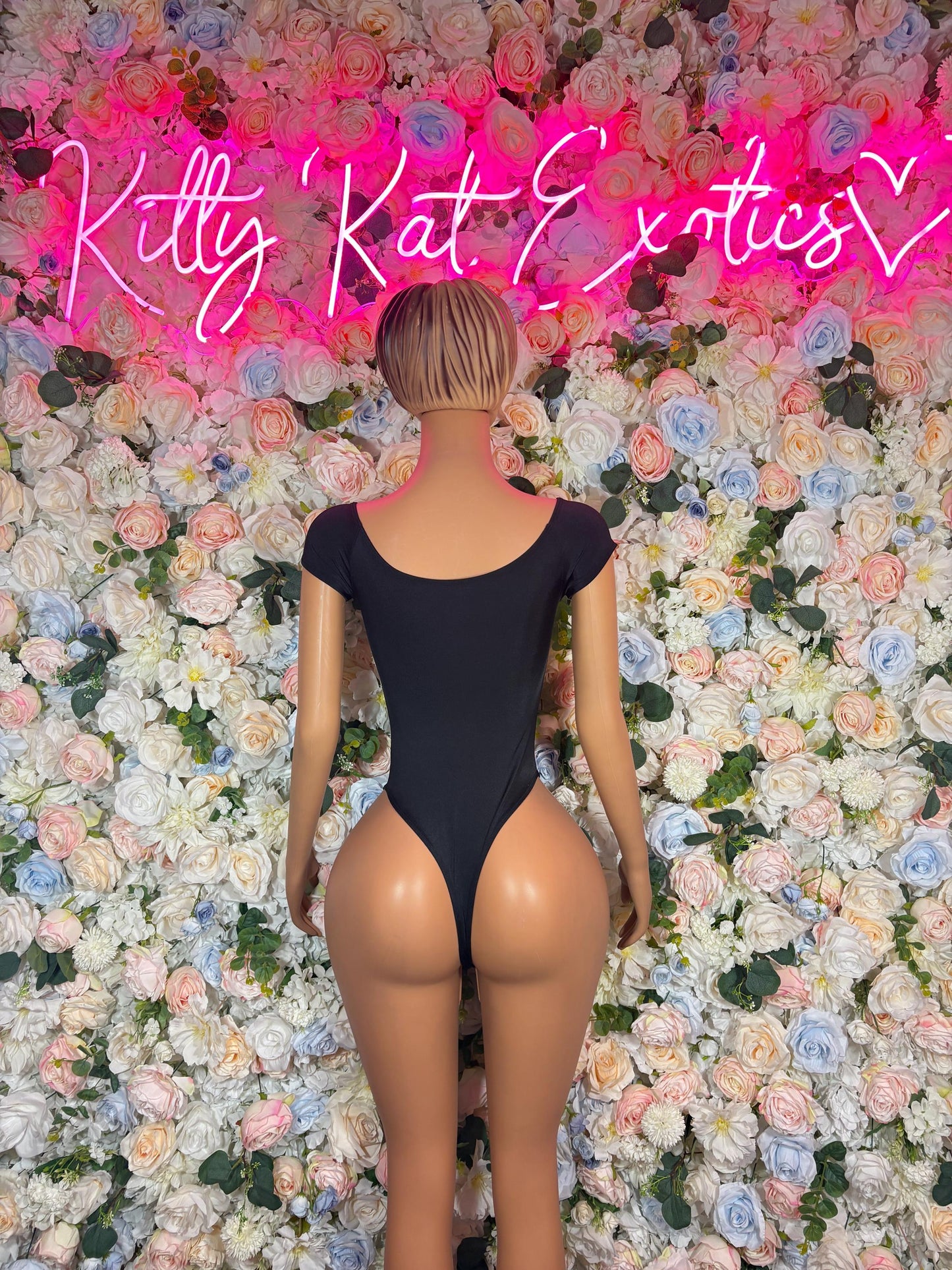 Bottlegirl Bodysuit One-Piece Black Bodysuit | Exotic Dancewear for Performers, Rave Outfit