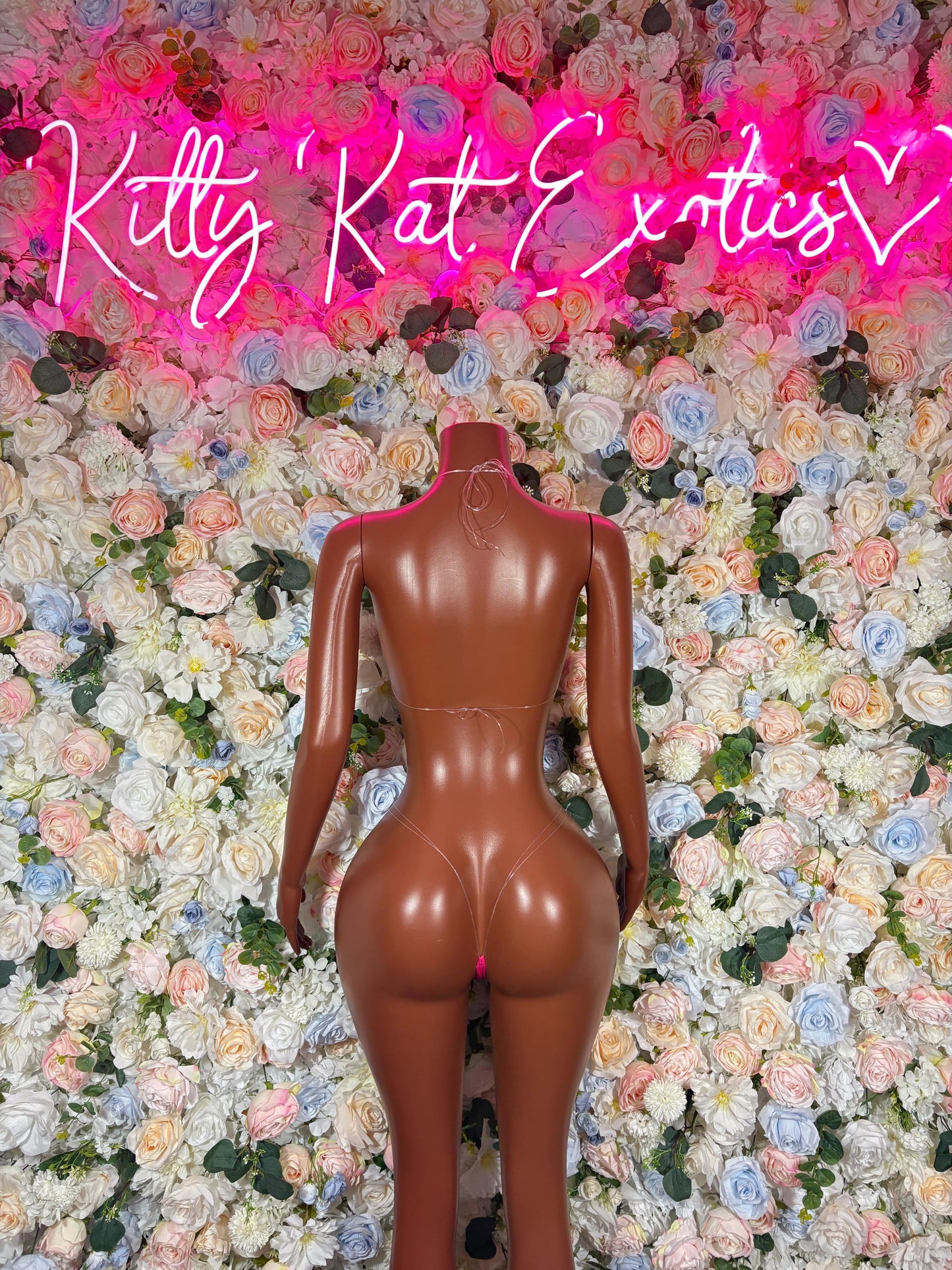 Womens Sexy Pink Rhinestone Bikini Set - Sparkly Crystal Two Piece Swimsuit Festival Rave Dancewear Costume Exotic Outfit