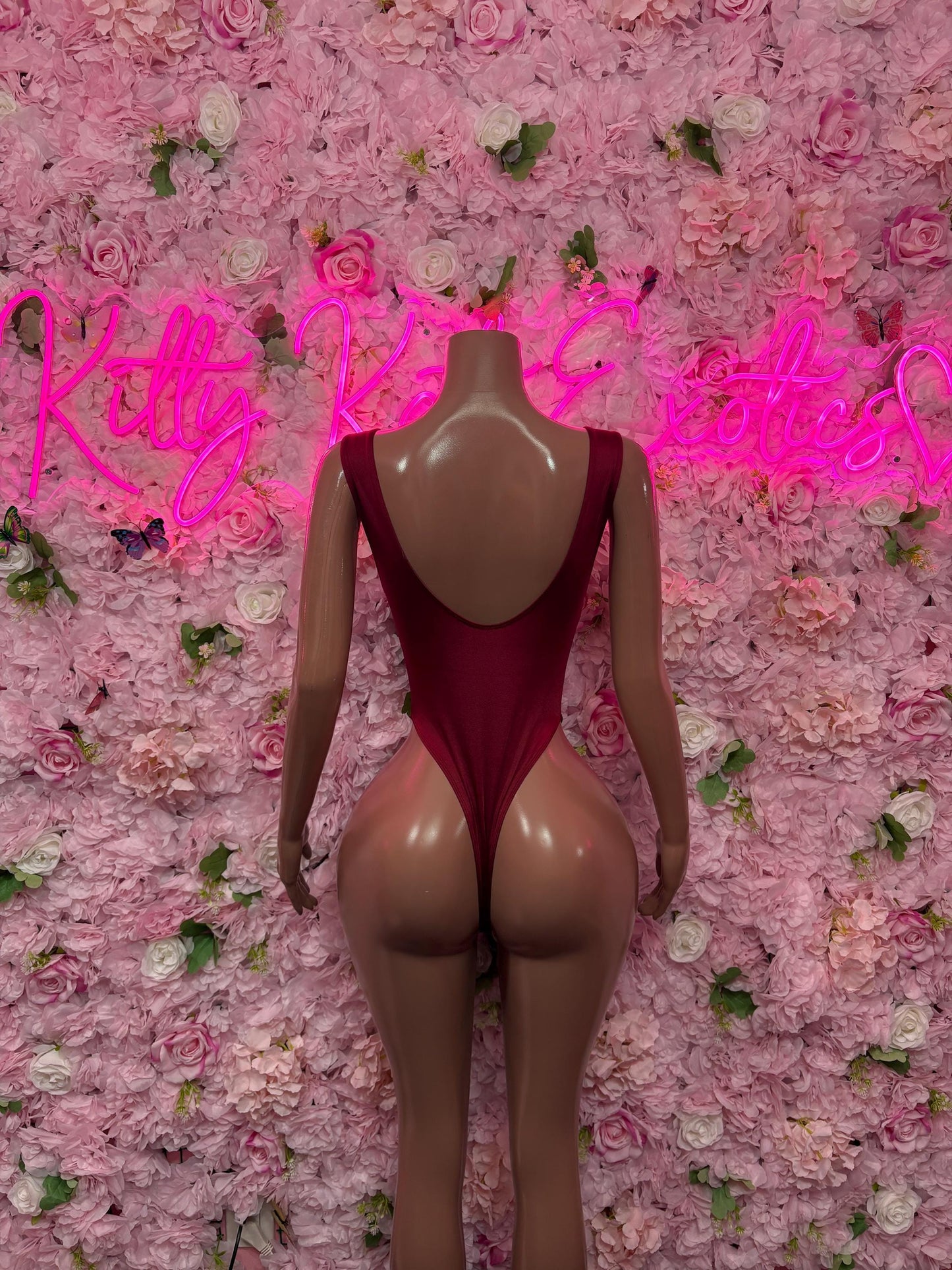 Bottlegirl Custom Football-Inspired Washington Team Bartender Bodysuit Costume