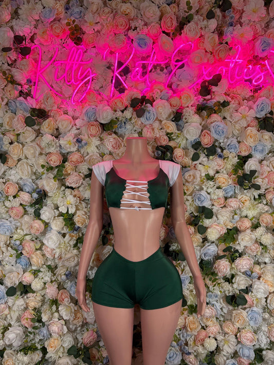 Football-Inspired Philadelphia Team Bartender Bodysuit Costume