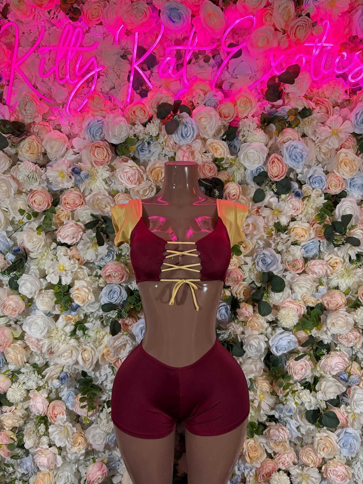 Washington Commanders Bottlegirl Football Bartender Bodysuit Costume