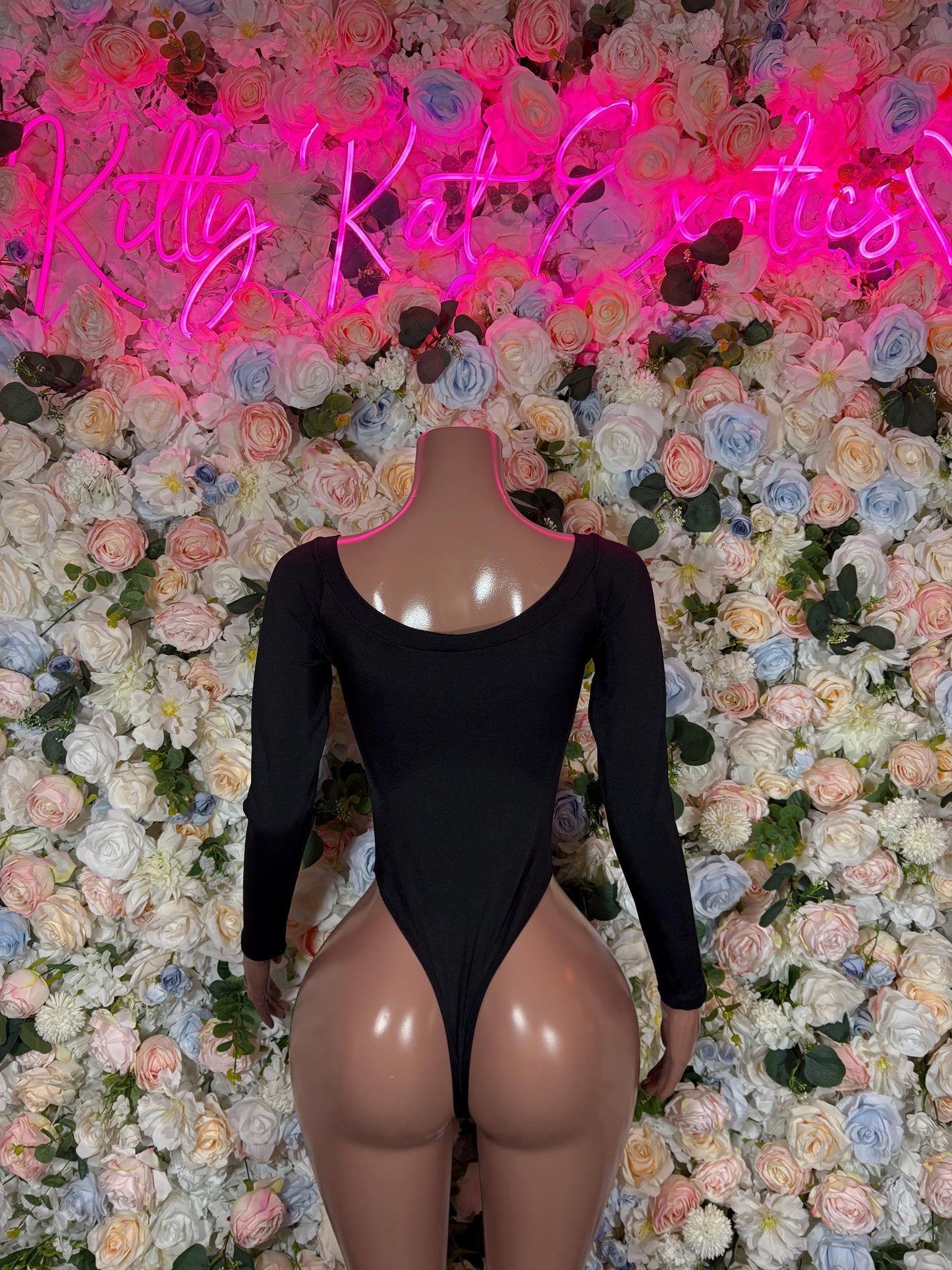 Bartender Bodysuit One Piece Black Bodysuit  Exotic Dancewear for Performers, Raves, or Night Out | Sexy and Flattering Style