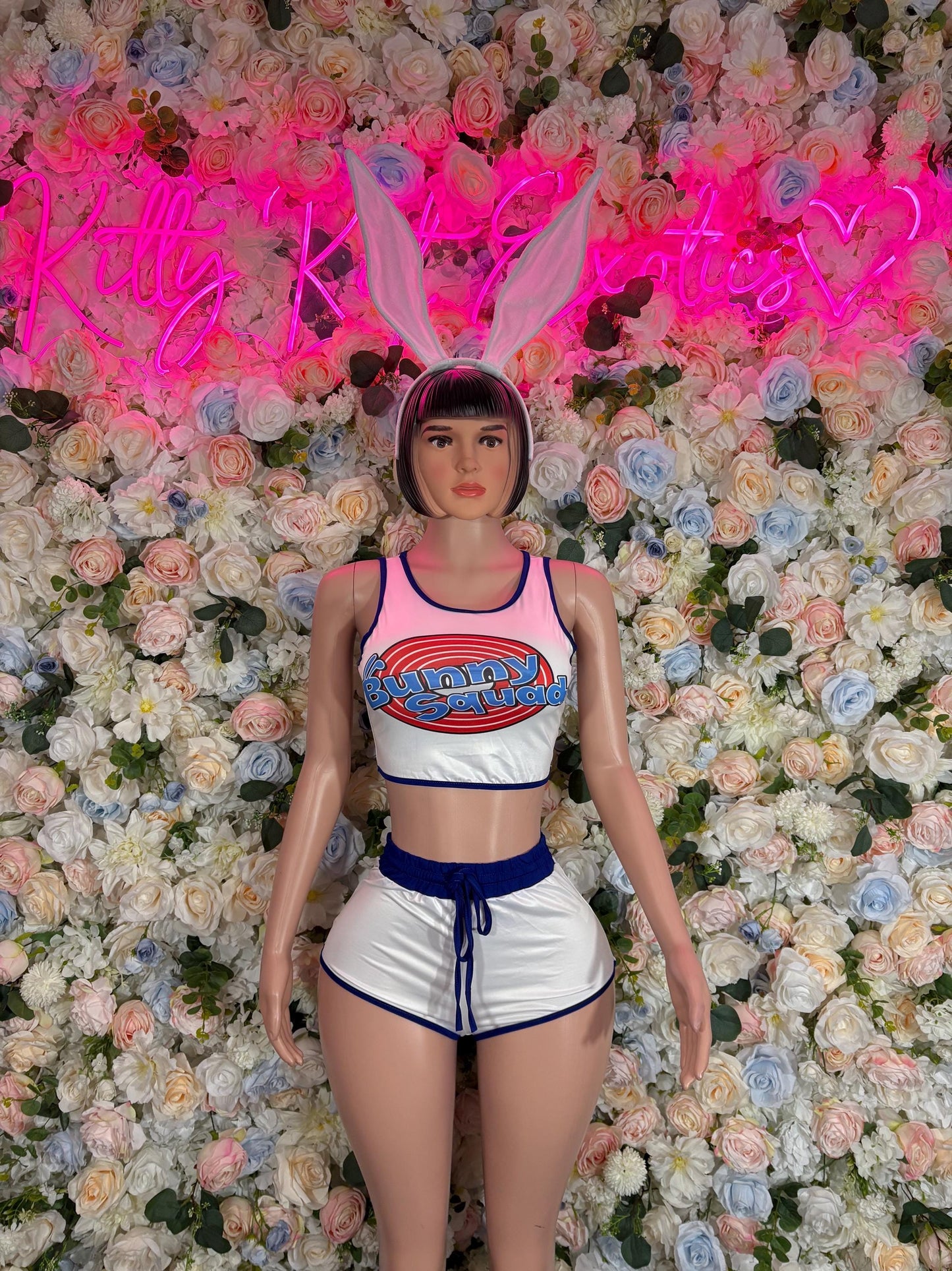 Womens Costume Bunny Halloween Costume , Bottlegirl Bartender Outfit, Cosplay Costume