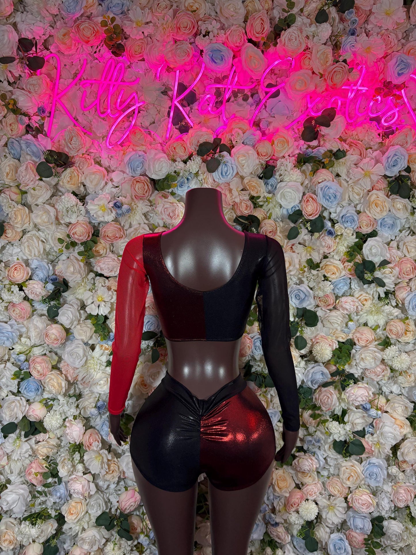 Harley Quinn Bodysuit Halloween Costume With Womens Rave Outfit, Bottle Girl Bartender Cosplay