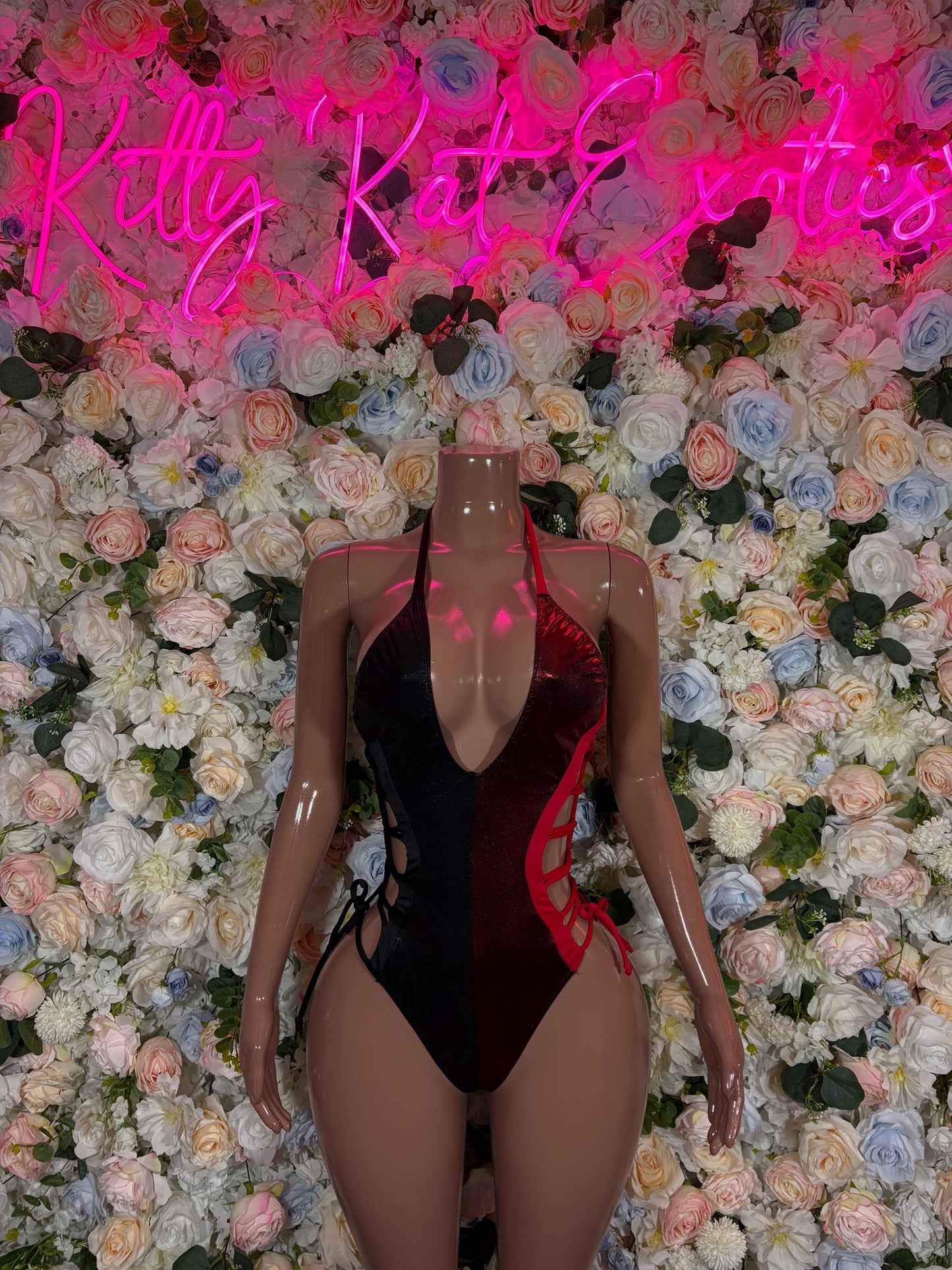 Bottlegirl Harley Quinn Bodysuit Costume With Womens Rave Outfit, Bottle Girl Bartender Cosplay