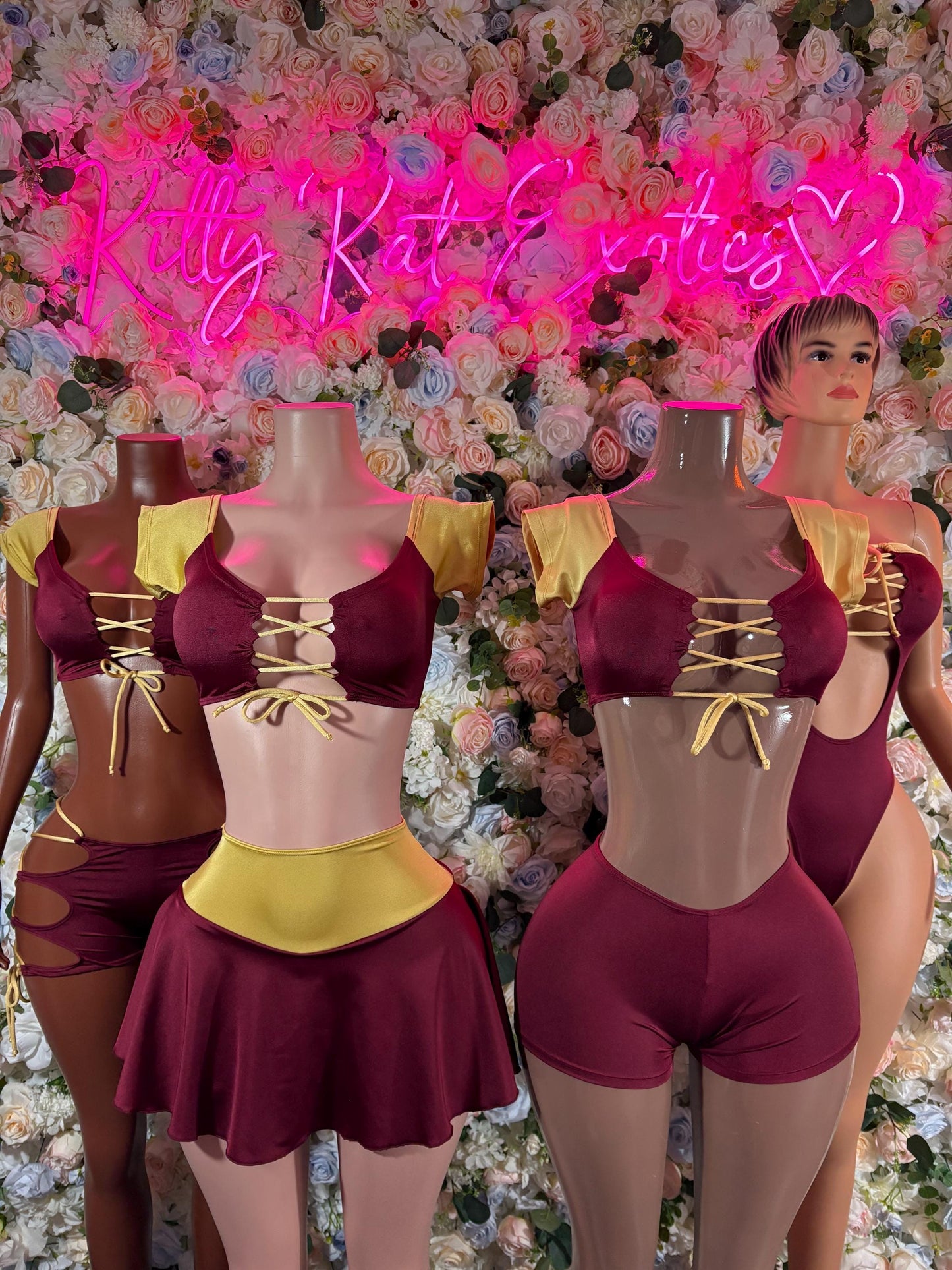 Washington Commanders Bottlegirl Football Bartender Bodysuit Costume