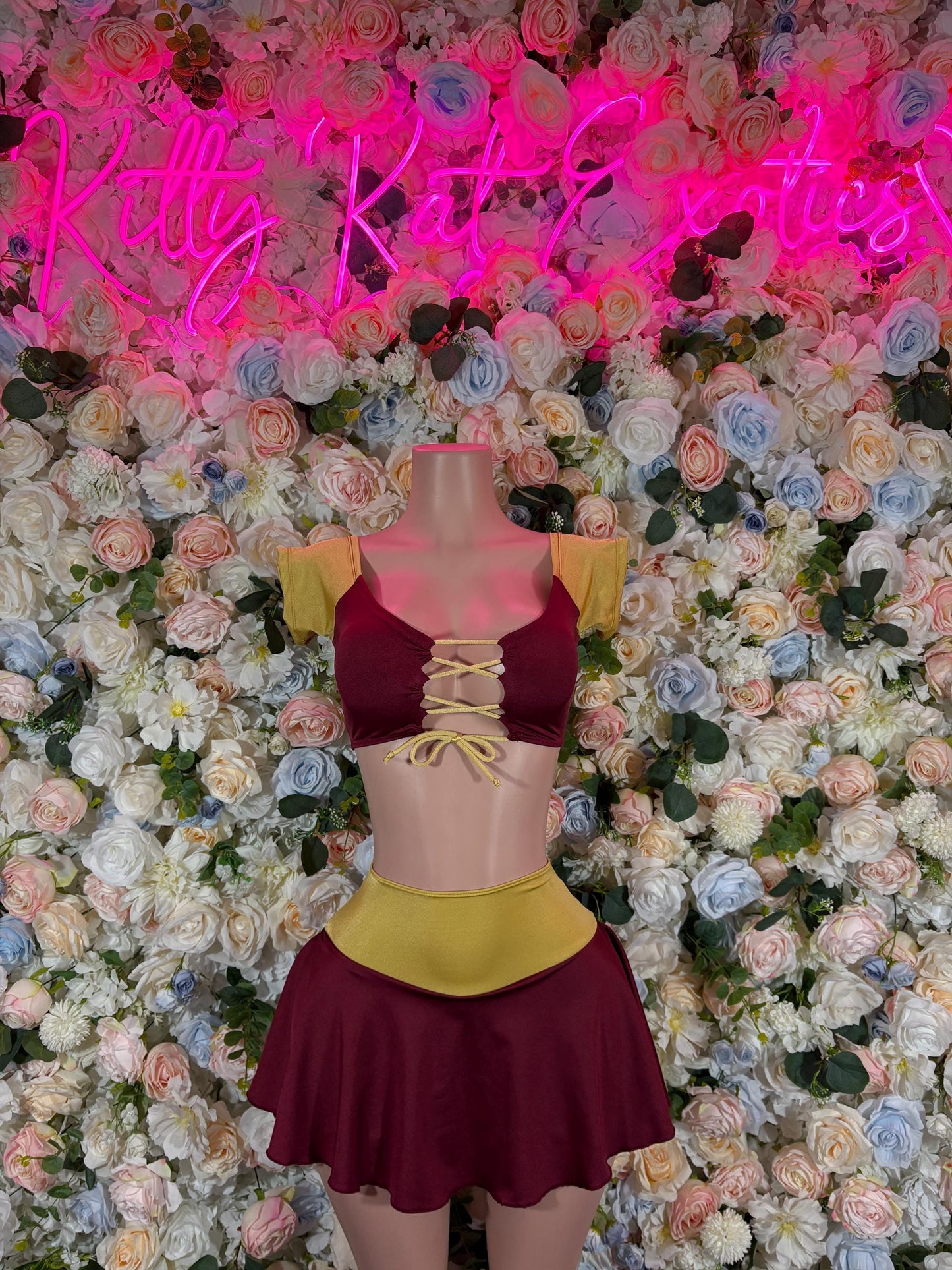 Washington Commanders Bottlegirl Football Bartender Bodysuit Costume