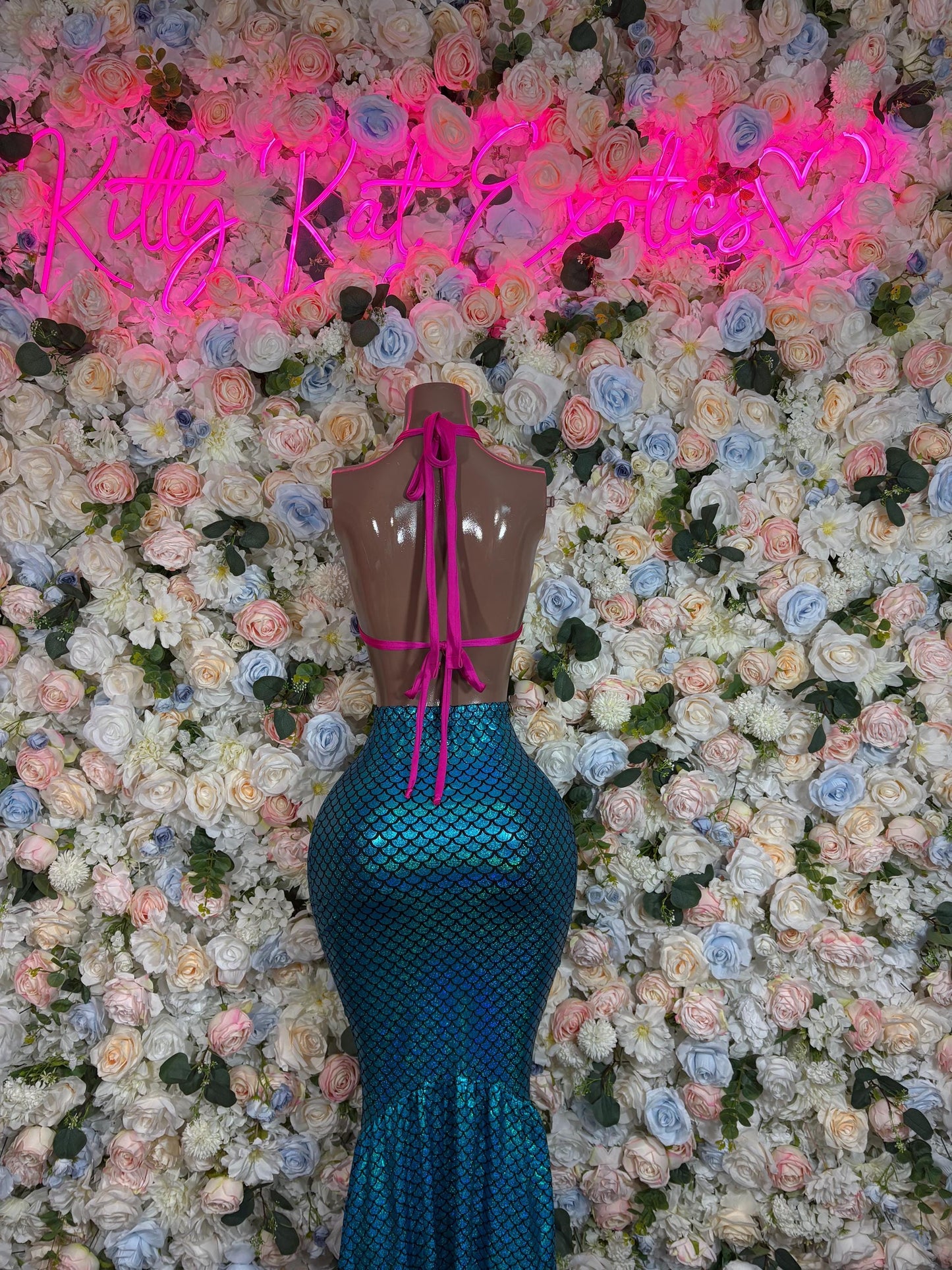 Mermaid Halloween Costume  Adult Costume, Bottlegirl Bartender Outfit, Cosplay Costume ( small/med)