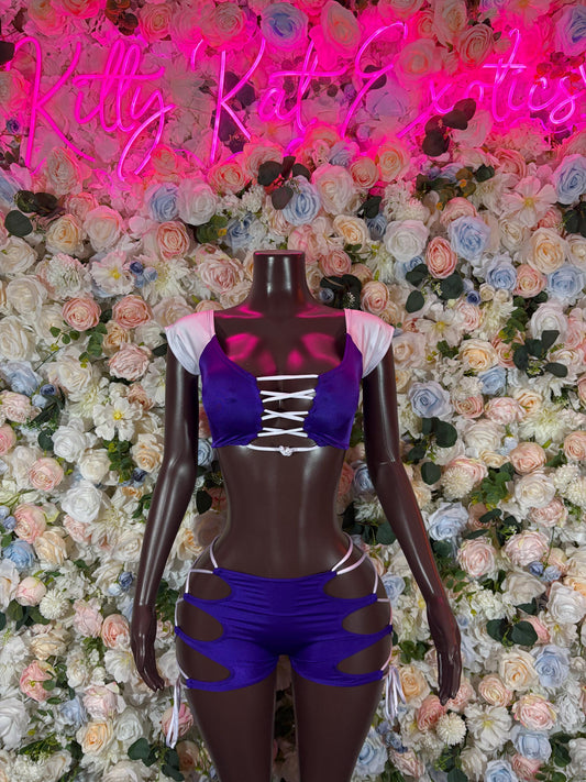 Minnesota Football Bottlegirl Bodysuit  Sexy Bartender Outfit, Club Costume, Game Day Dancewear, Server Uniform