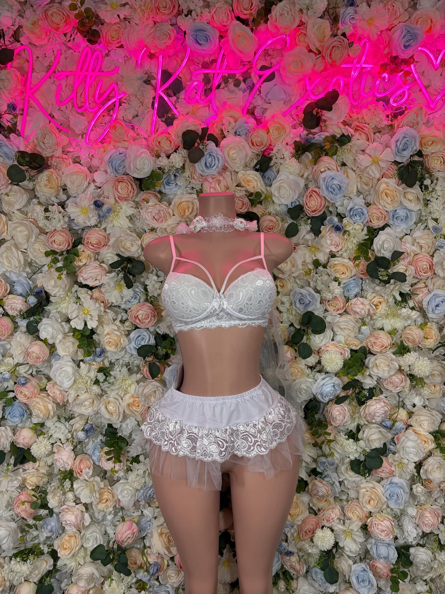 Bride Halloween Costumes Womens Cosplay Costume Bottlegirl Bartender Costume - (All Accessories Show In Photo Included)