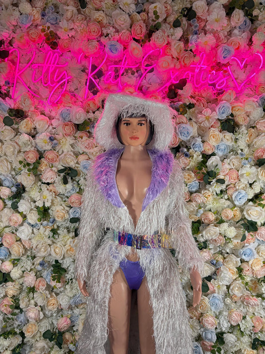 Halloween Costume Pimp With Coat   Bottle Girl Bartender Outfit Cosplay Costume Role Play