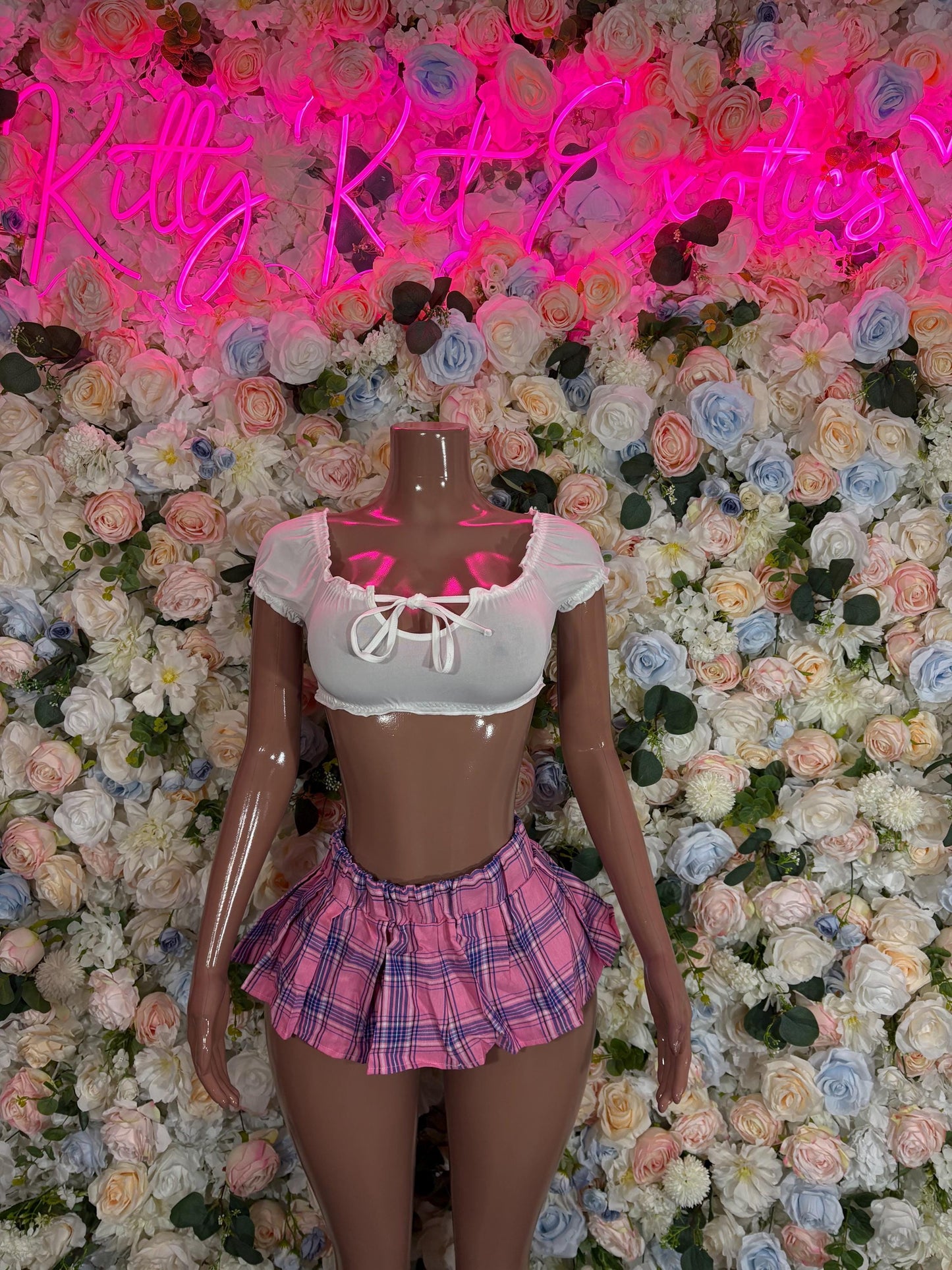 Halloween Costume School Girl Womens Costume , Bottlegirl Bartender Outfit, Cosplay Costume