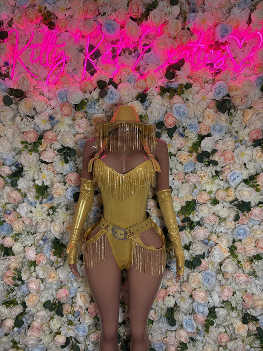 Cowgirl Halloween Costumes Adult Costume, Bottlegirl Bartender Outfit, Cosplay Costume (All Accessories Shown are Included)