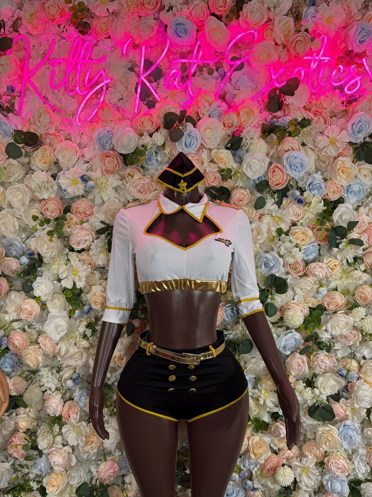 Halloween Costumes Airplane Stewardess  Womens Cosplay Costume, Bottlegirl Bartender Outfit, Cosplay Costume