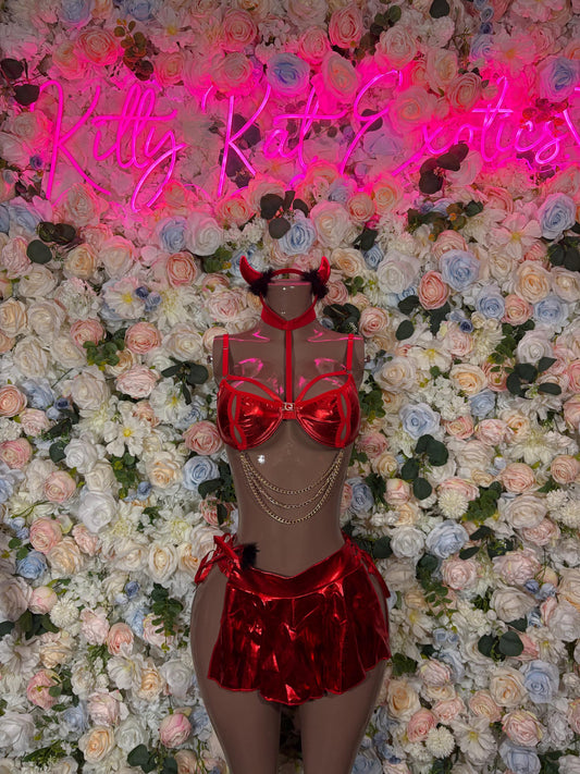 Halloween Costumes Sexy Devil Halloween Costume, Bottlegirl Bartender Outfit, Cosplay Costume