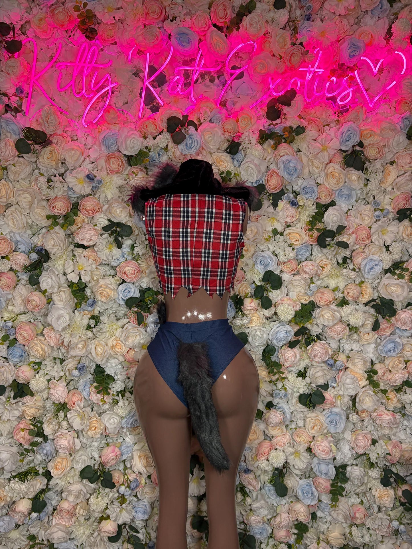 Wolf Halloween Costumes Adult Costume, Bottlegirl Bartender Outfit, Cosplay Costume (All Accessories in Photo Included)