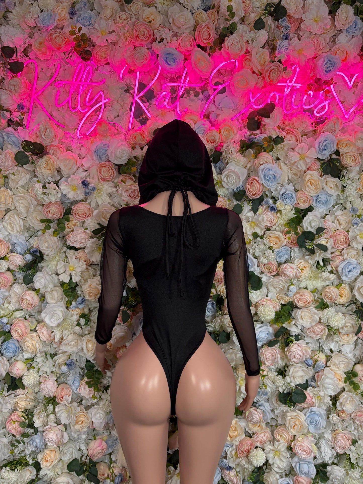 Halloween Costume, Womens Sexy Game Show Roleplay Outfit, Black Mask Cosplay, Mysterious Leader Uniform