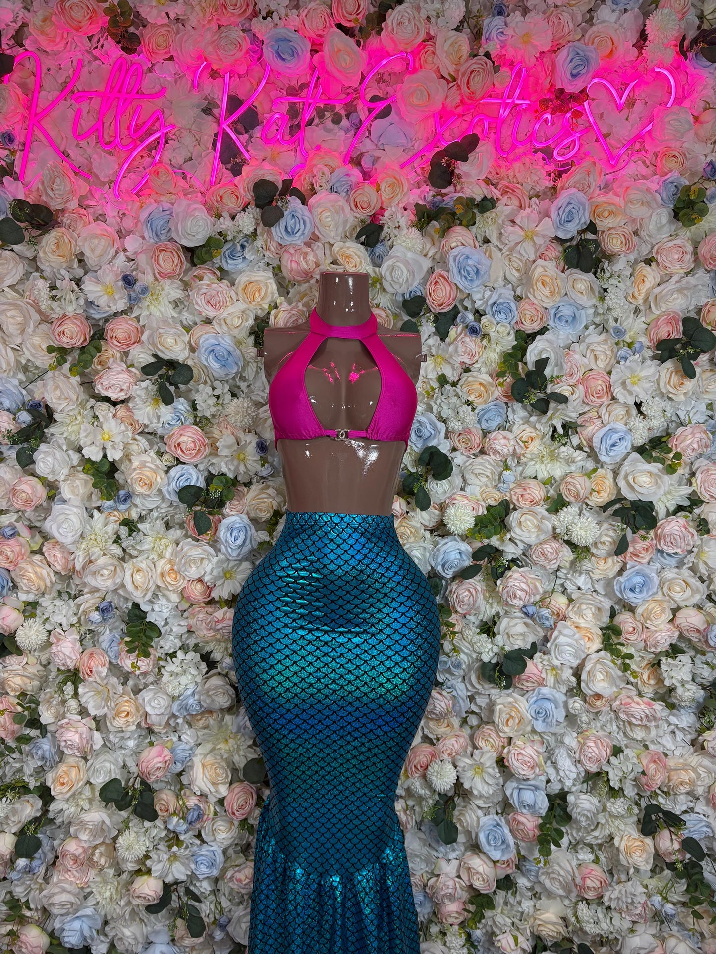 Mermaid Halloween Costume  Adult Costume, Bottlegirl Bartender Outfit, Cosplay Costume ( small/med)