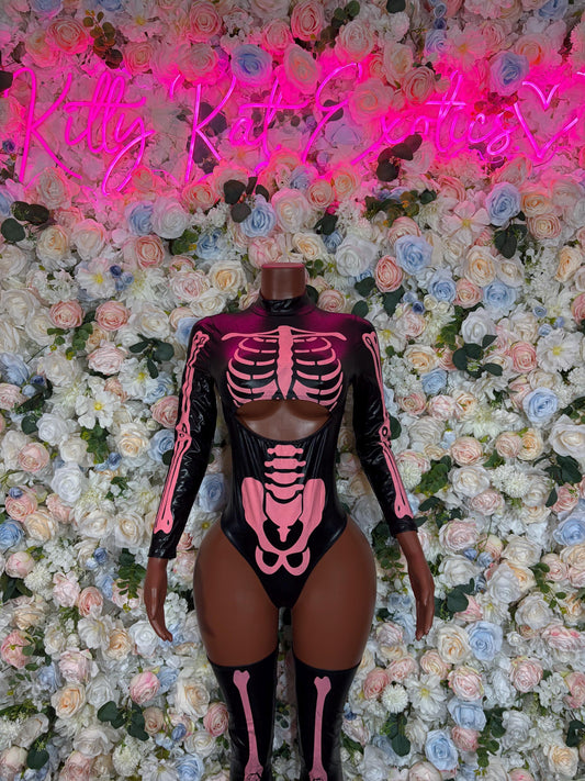 Halloween Costumes “Skeleton Adult Costume, Bottlegirl Bartender Outfit, Cosplay Costume