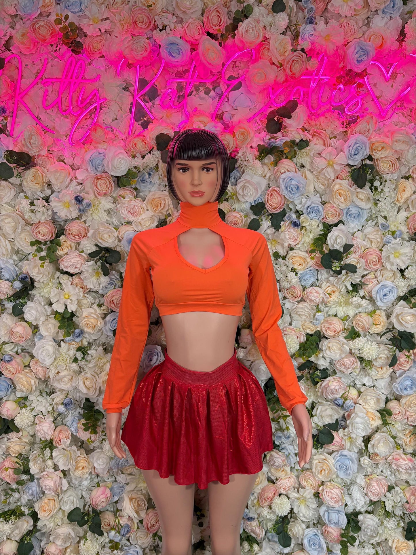 Velma Halloween Costumes Roleplay Outfit, Womens Cosplay Costume Bottlegirl Bartender Costume