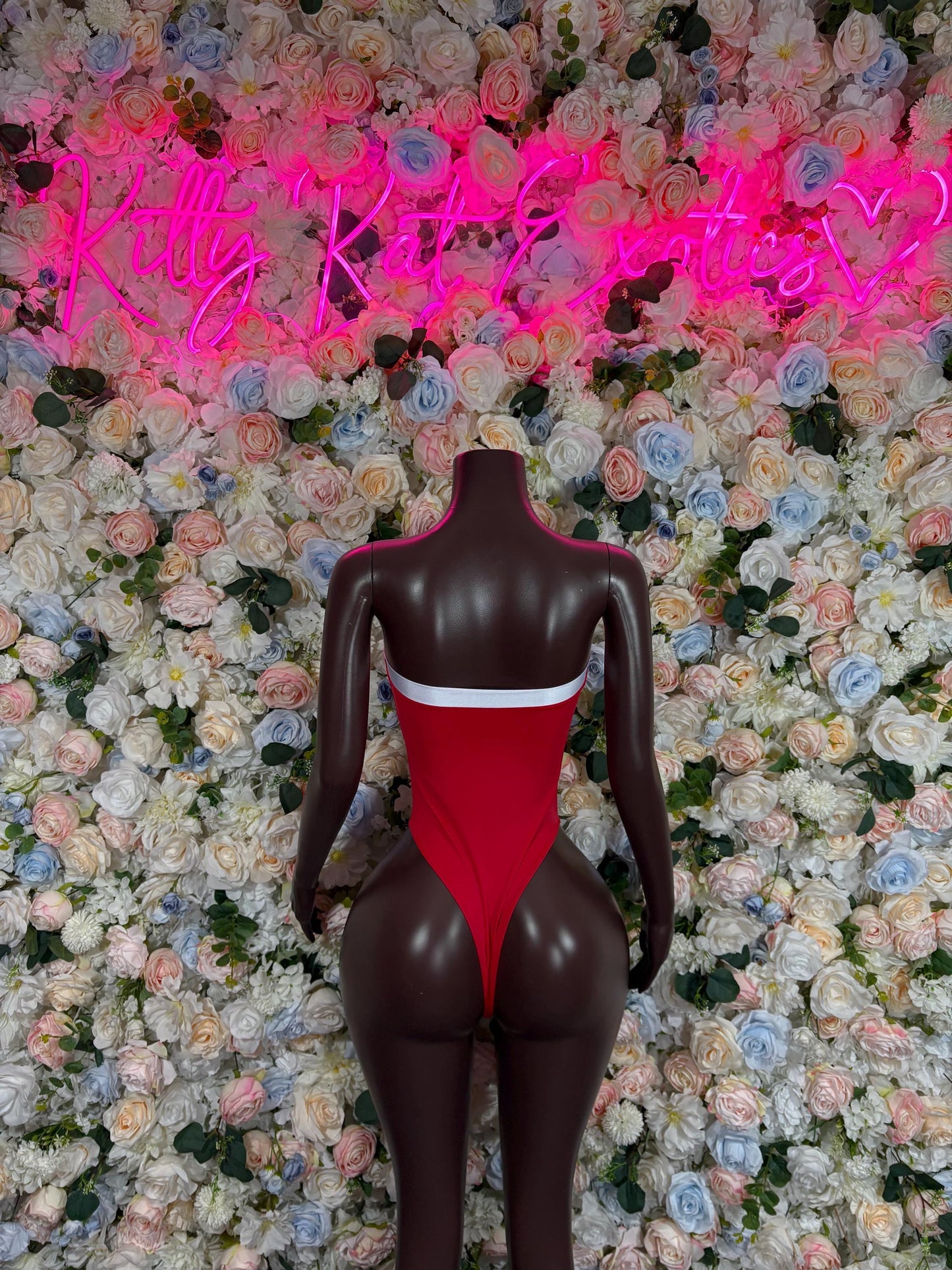 Bottlegirl Outfit Football Chiefs Team Bartender Bodysuit Costume