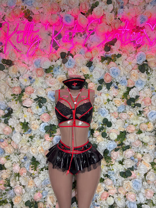 Sexy Halloween Costume “Sexy Nurse - All Accessories Shown Included Ravewear Festival wear