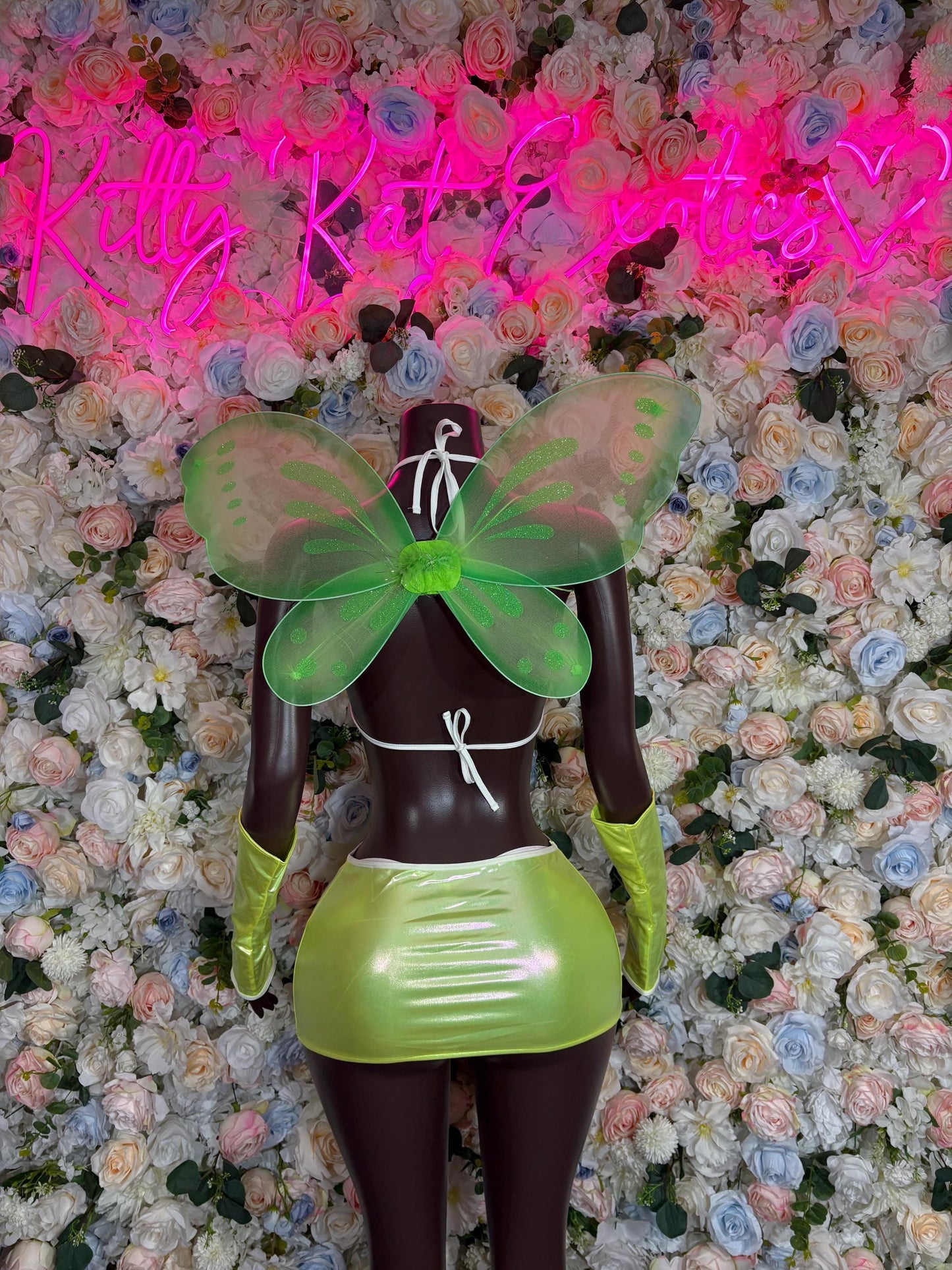 Tinker Bell Halloween Costume Adult, Bottlegirl Bartender Cosplay Outfit, Fairy Dress - All Accessories Shown Included